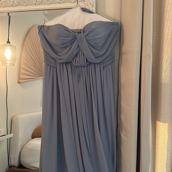 Birds Grey Grace Convertible Dress - Dusty Blue - Picture 1 of 11